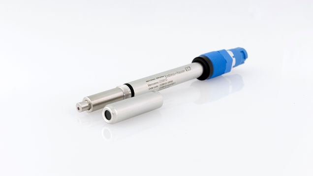 Memosens COS81D with u-shaped sensor cap. Use this cap for oxygen measurement in inertization. 