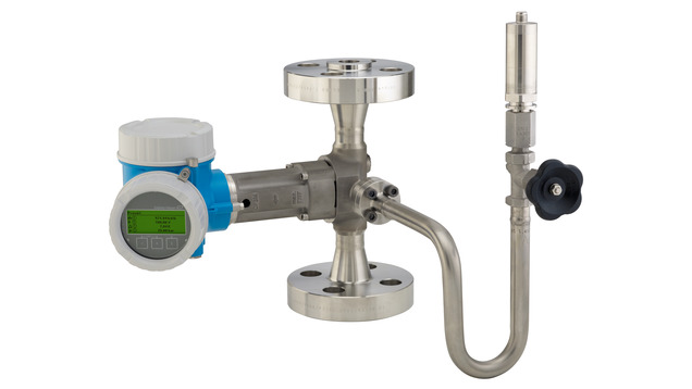 Prowirl O 200 with mounted pressure measuring unit for steam